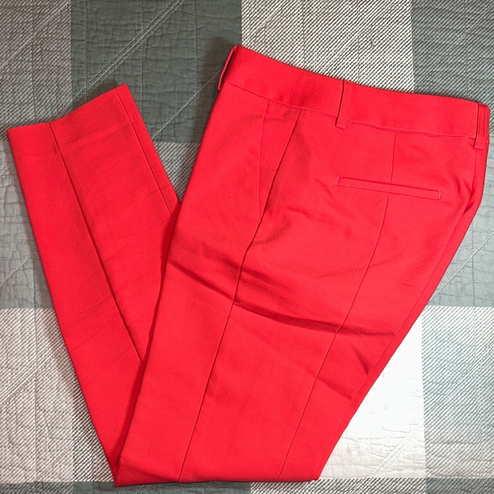 Express Columnist Pants – 2R, Salmon Slim Trousers